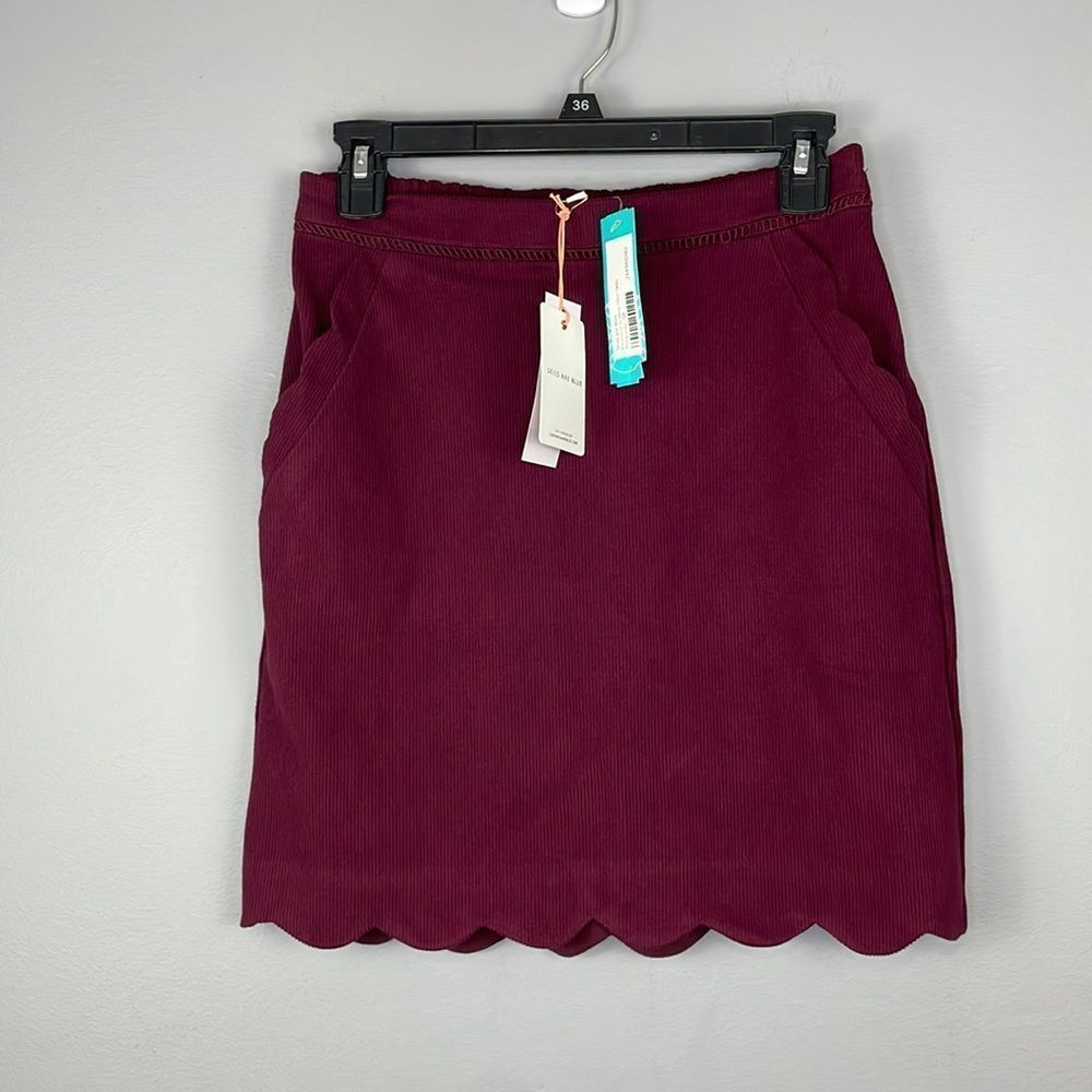 Skies Are Blue Berenice Scalloped Hem Skirt. Stitch Fix. Size Small Petite. NWT